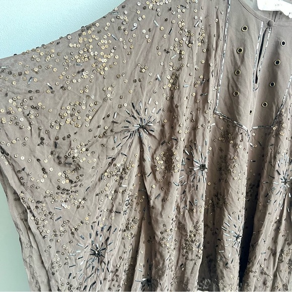 JEN'S PIRATE BOOTY Gaudi Sequin Embellished Swim Cover Tunic Top One size Boho - Picture 8 of 15